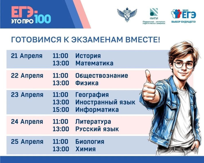 Ежегодный марафон «ЕГЭ – это про100!» возвращается в пятый раз! Старт уже 21 апреля!.